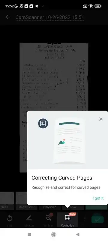 CamScanner — captura de tela 7